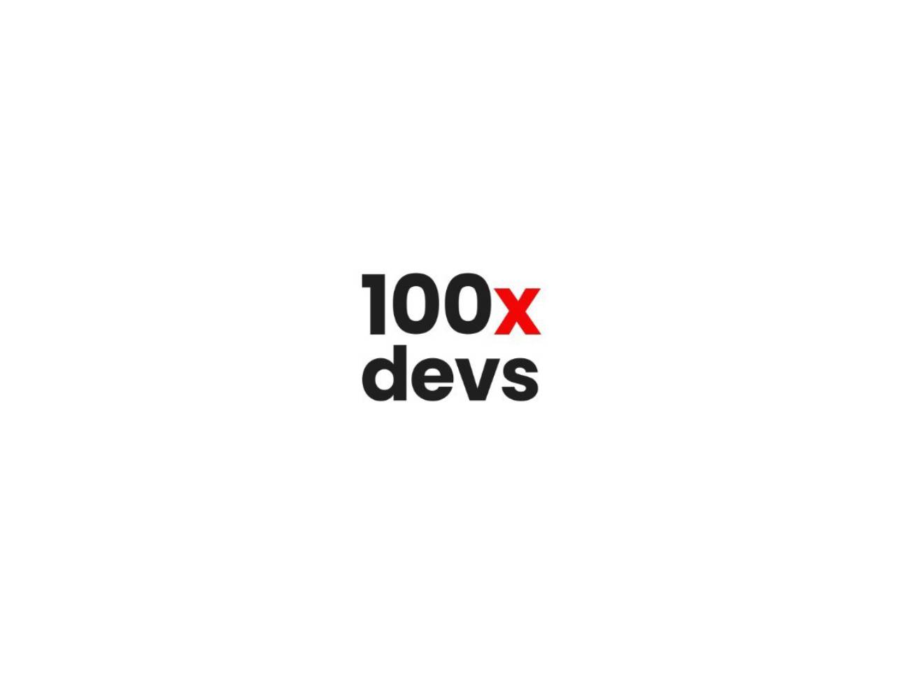 100xDevs Bootcamp by Harkirat Singh